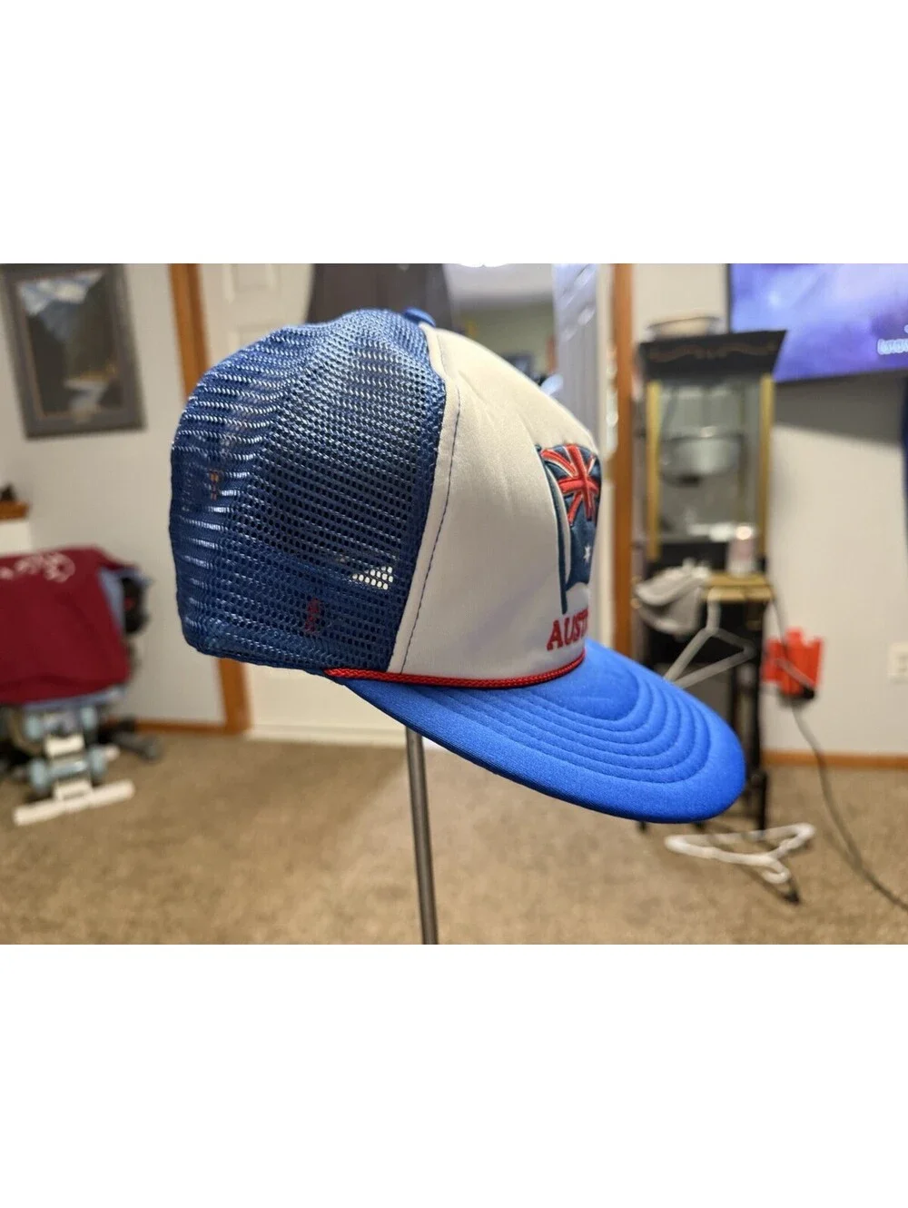 Vintage Australian Flag SnapBack Trucker Hat / Adjustable